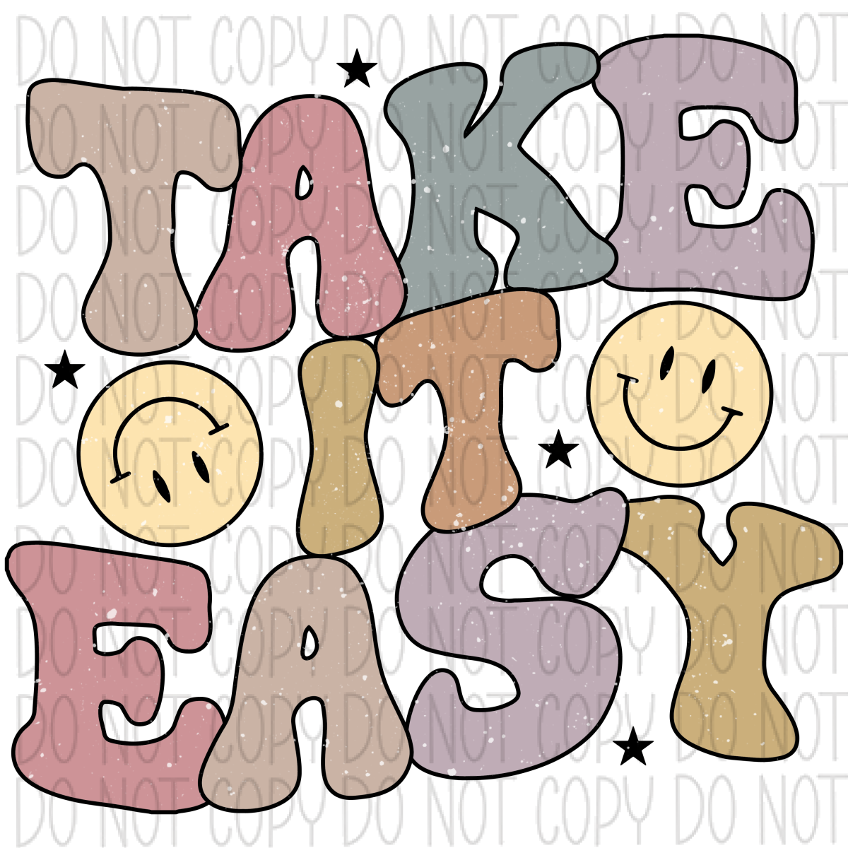Take It Easy Distressed