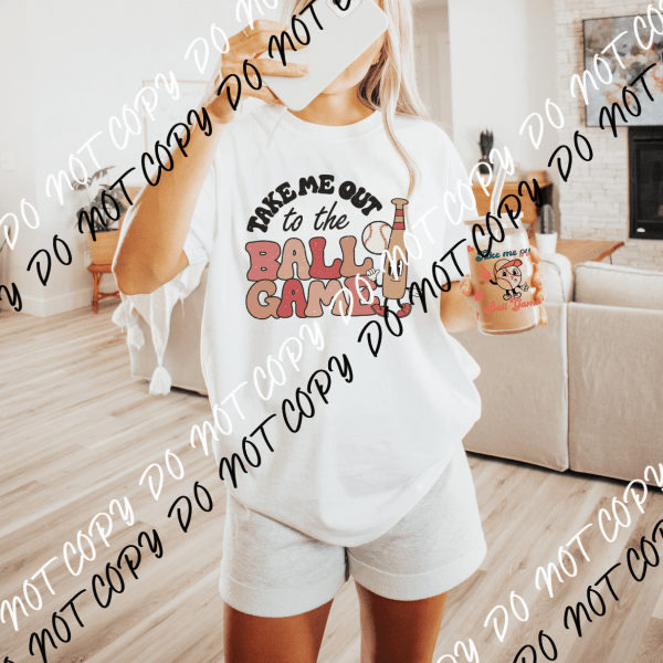 Take Me Out to the Ball Game DTF and UV Bundle - We Print U Press DTF Transfers