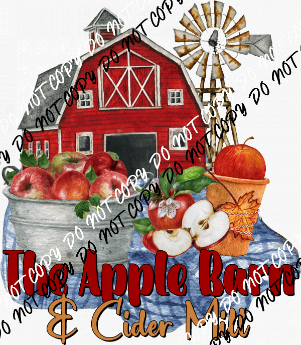 The Apple Barn & Cider Mill DTF Transfer - We Print U Press DTF Transfers