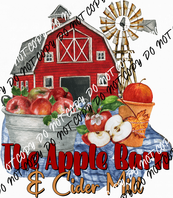 The Apple Barn & Cider Mill DTF Transfer - We Print U Press DTF Transfers