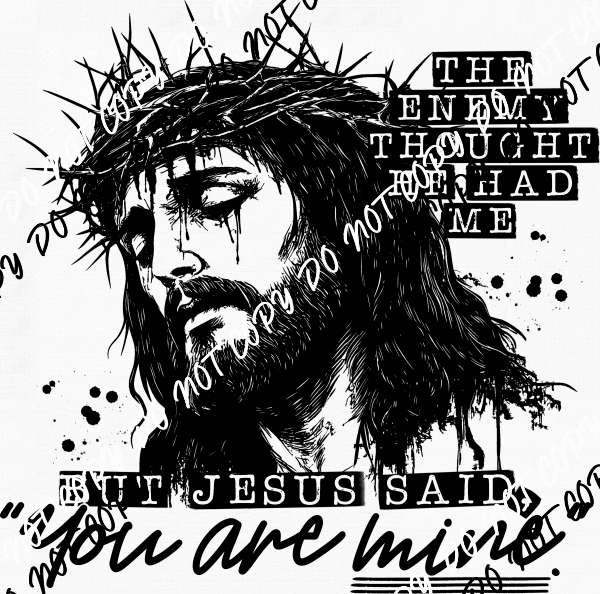 The Enemy Thought He Had Me DTF Transfer - We Print U Press DTF Transfers