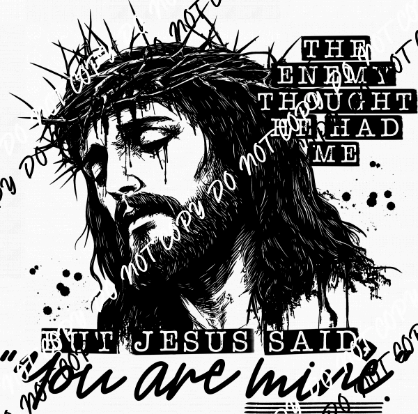 The Enemy Thought He Had Me DTF Transfer - We Print U Press DTF Transfers