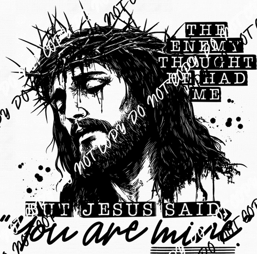 The Enemy Thought He Had Me DTF Transfer - We Print U Press DTF Transfers