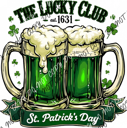 The Lucky Club DTF Transfer RTP DTF Transfers