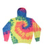 Tie - Dyed Hooded Sweatshirt - Neon Rainbow - We Print U Press DTF Transfers