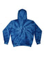 Tie - Dyed Hooded Sweatshirt - Spider Royal - We Print U Press DTF Transfers