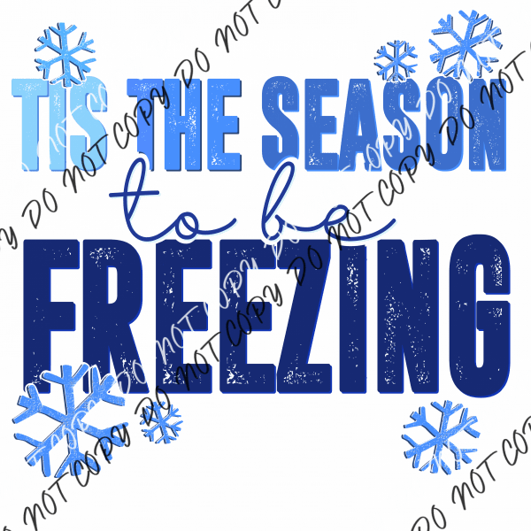 Tia The Season To Be Freezing Dtf Transfer