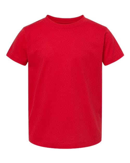 Toddler Jersey Tee - Red - We Print U Press DTF Transfers