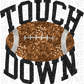 Touch Down Football Faux Sequins Dtf Transfer Transfers