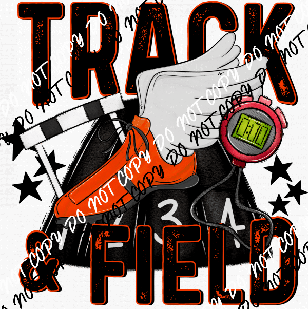 Track & Field DTF Transfer (See Color Options) - We Print U Press DTF Transfers