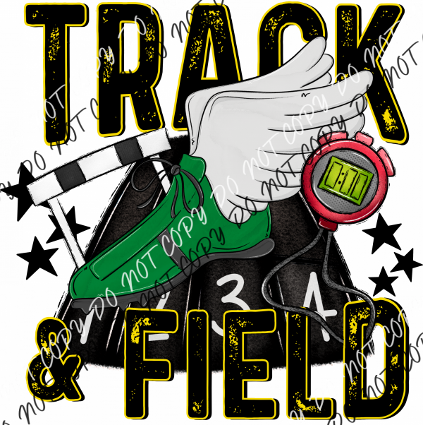 Track & Field Dtf Transfer (See Color Options) Rtp Transfers