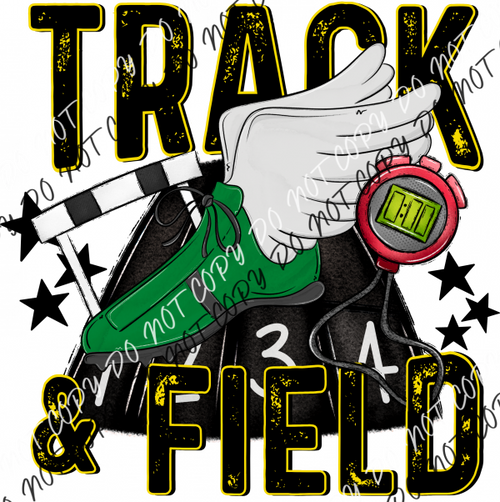 Track & Field Dtf Transfer (See Color Options) Rtp Transfers