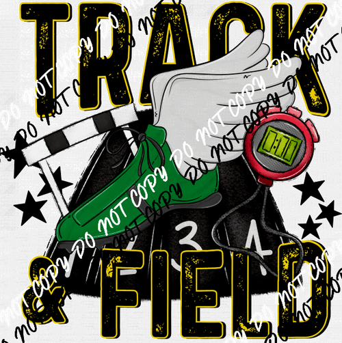 Track & Field DTF Transfer (See Color Options) - We Print U Press DTF Transfers