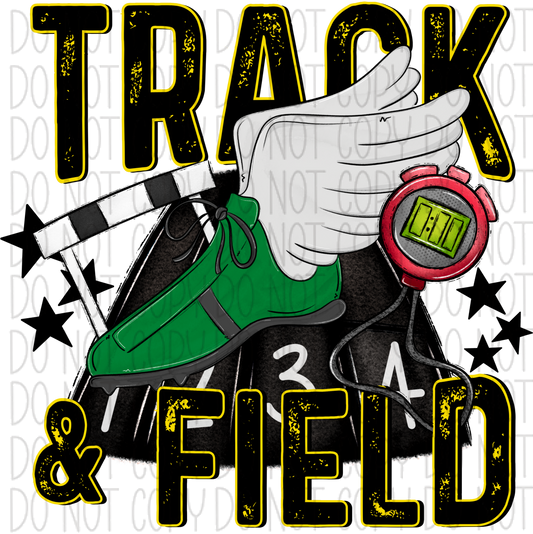 Track & Field Dtf Transfer (See Color Options) Rtp Transfers