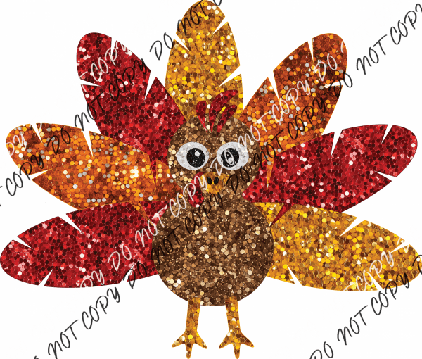 Turkey Faux Sequin Dtf Transfer Rtp Transfers