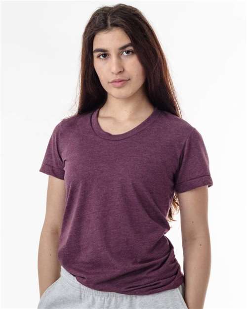 USA - Made Women's 50/50 T-Shirt - We Print U Press DTF Transfers