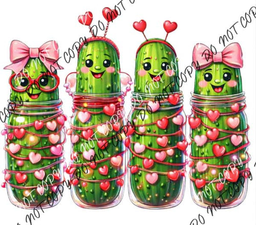 Valentine Pickles DTF Transfer RTP DTF Transfers