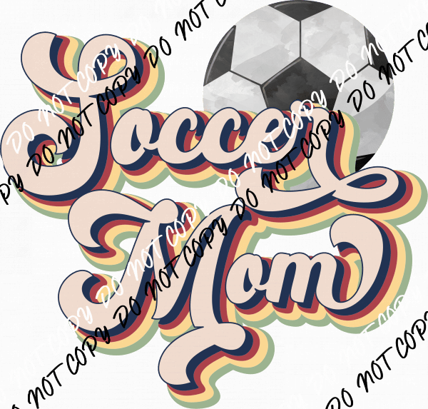 Vintage Soccer Mom DTF Transfer - We Print U Press DTF Transfers