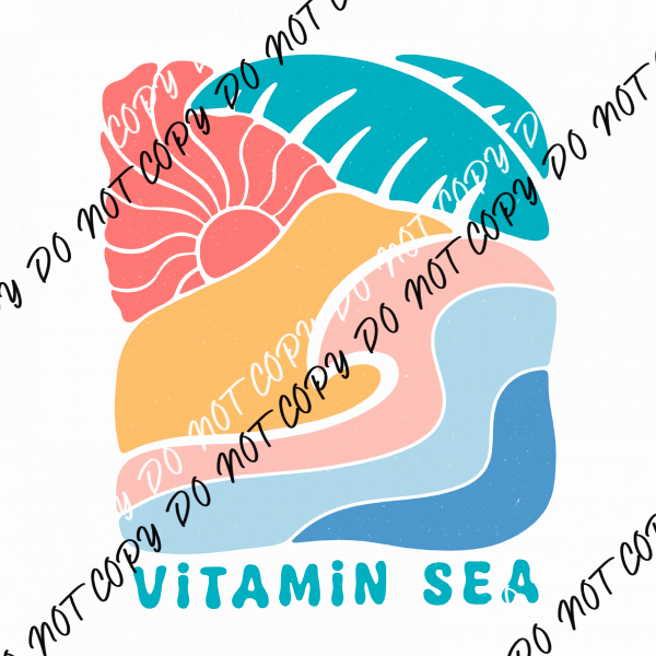Vitamin Sea DTF Transfer - We Print U Press DTF Transfers