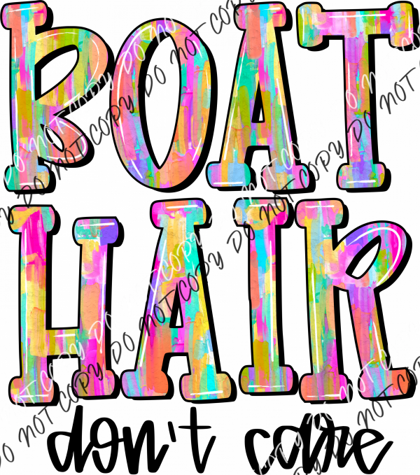 Hair Don’t Care Choose (Location) Dtf Transfer Large Pocket 4’ / Boat Rtp Transfers