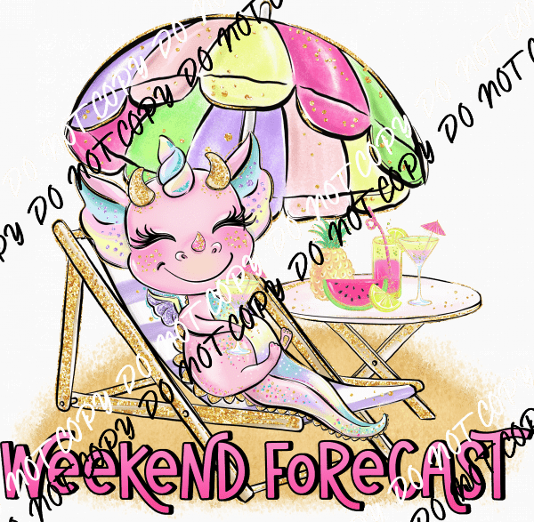 Weekend Forecast DTF Transfer - We Print U Press DTF Transfers