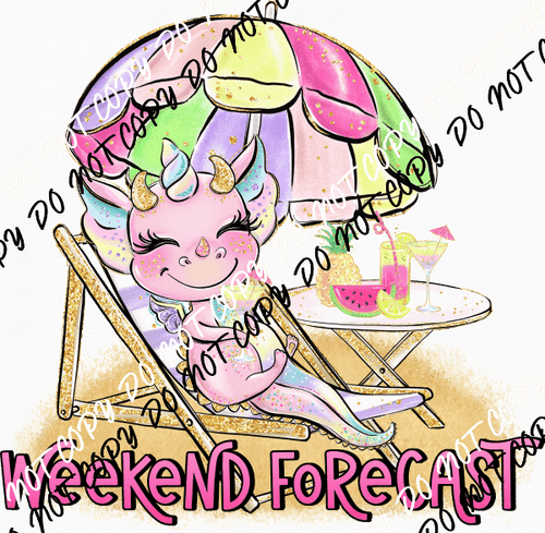 Weekend Forecast DTF Transfer - We Print U Press DTF Transfers