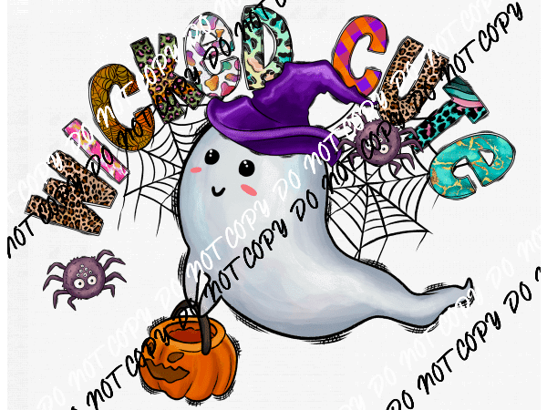 Wicked Cute Ghost DTF Transfer - We Print U Press DTF Transfers