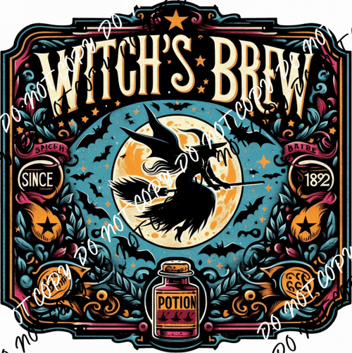 Witch's Brew DTF Transfer - We Print U Press DTF Transfers