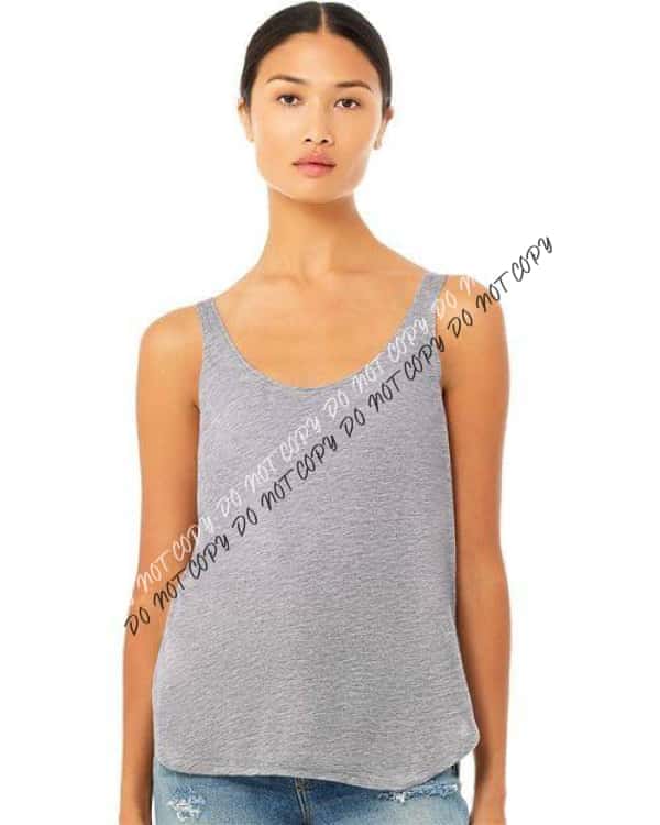 Women's Flowy Tank with Side Slit - We Print U Press DTF Transfers