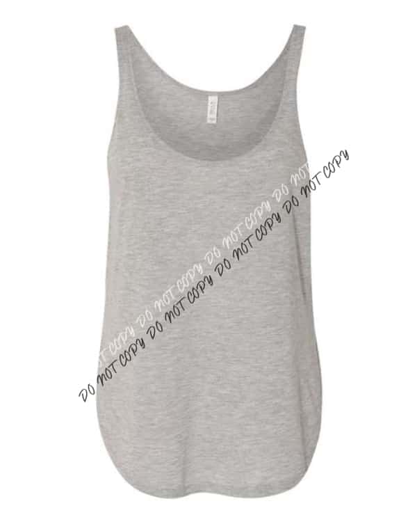 Women's Flowy Tank with Side Slit - We Print U Press DTF Transfers