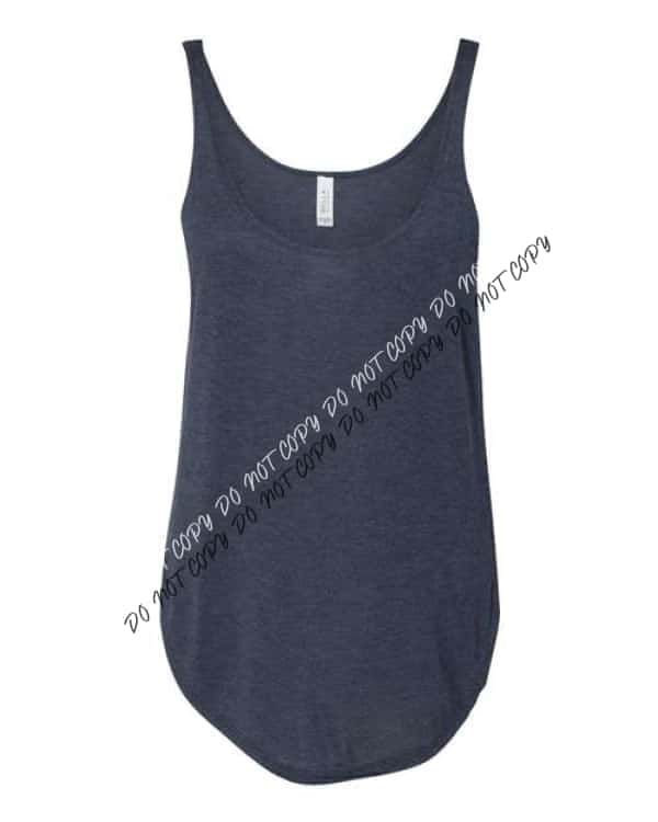 Women's Flowy Tank with Side Slit - We Print U Press DTF Transfers