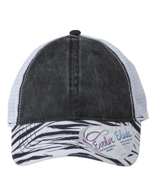 Women's Printed Visor with Mesh Back Cap - We Print U Press DTF Transfers