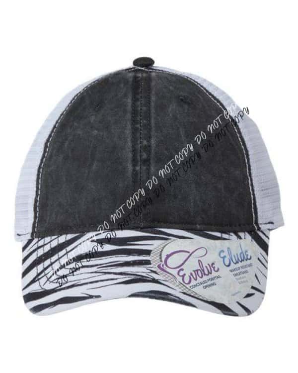 Women's Printed Visor with Mesh Back Cap - We Print U Press DTF Transfers
