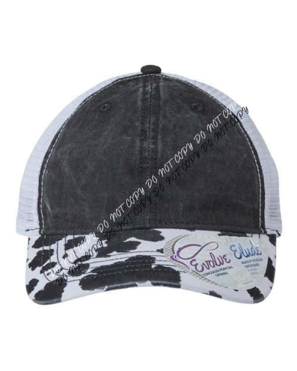 Women's Printed Visor with Mesh Back Cap - We Print U Press DTF Transfers