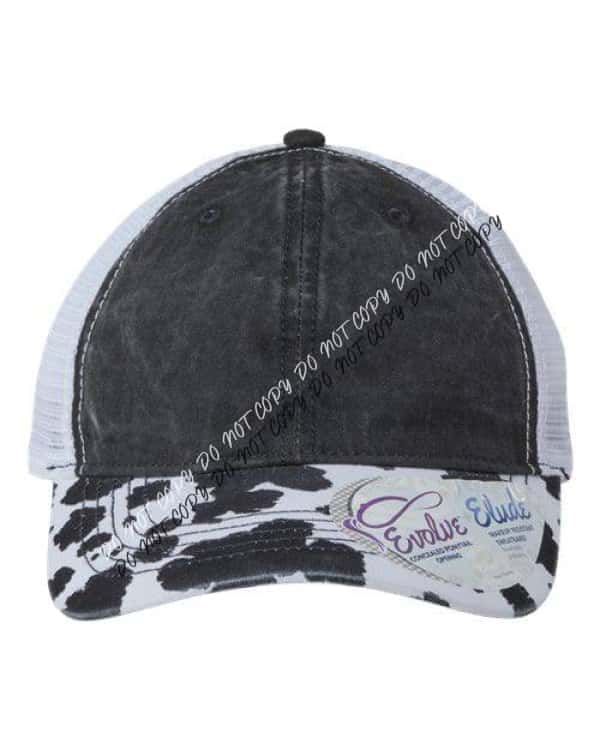 Women's Printed Visor with Mesh Back Cap - We Print U Press DTF Transfers