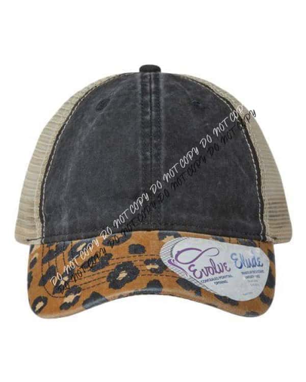 Women's Printed Visor with Mesh Back Cap - We Print U Press DTF Transfers