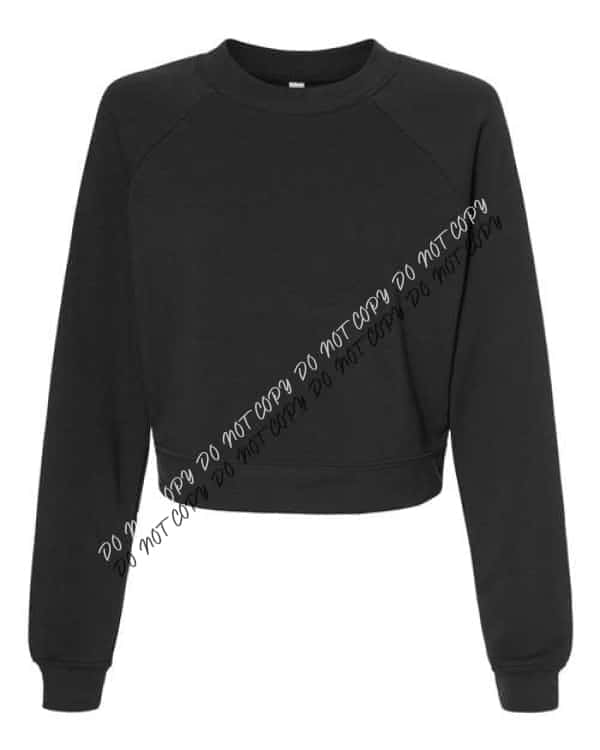 Women's Raglan Pullover Fleece Crewneck 7505 - We Print U Press DTF Transfers