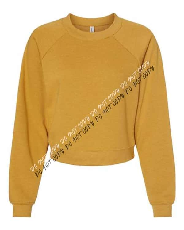 Women's Raglan Pullover Fleece Crewneck 7505 - We Print U Press DTF Transfers