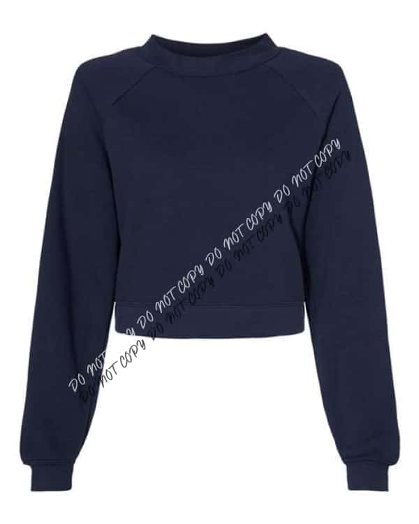 Women's Raglan Pullover Fleece Crewneck 7505 - We Print U Press DTF Transfers