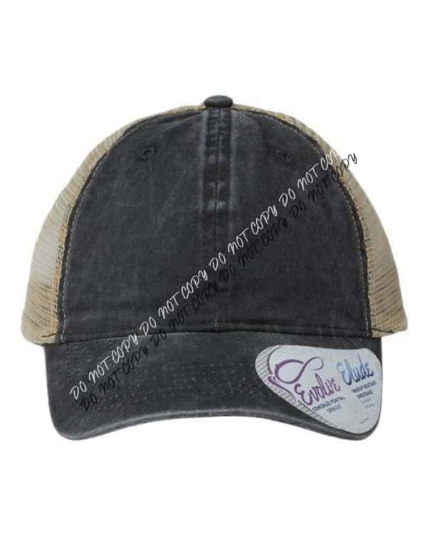 Women's Washed Mesh - Back Cap - We Print U Press DTF Transfers