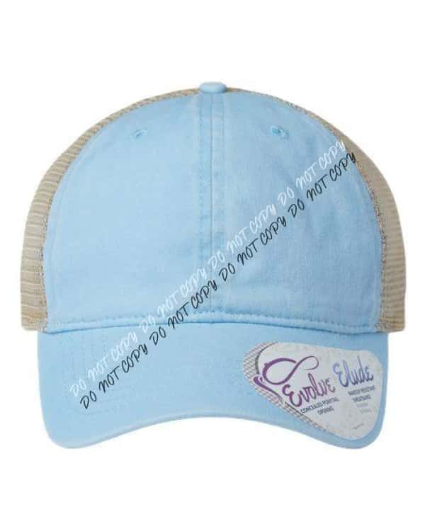 Women's Washed Mesh - Back Cap - We Print U Press DTF Transfers
