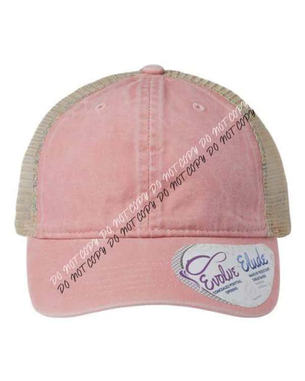 Women's Washed Mesh - Back Cap - We Print U Press DTF Transfers