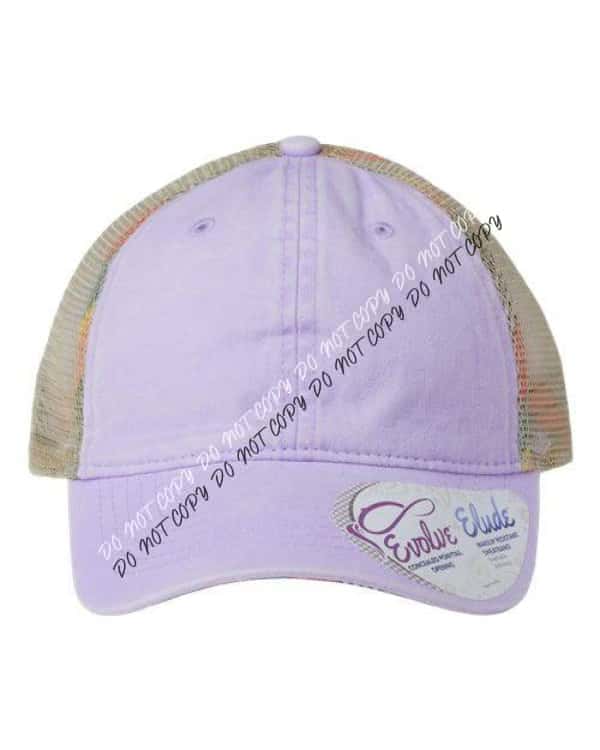 Women's Washed Mesh - Back Cap - We Print U Press DTF Transfers