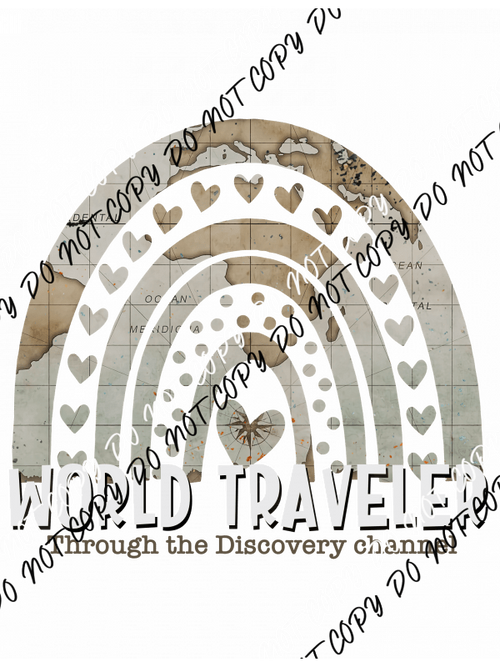 World Traveler DTF Transfer - We Print U Press DTF Transfers