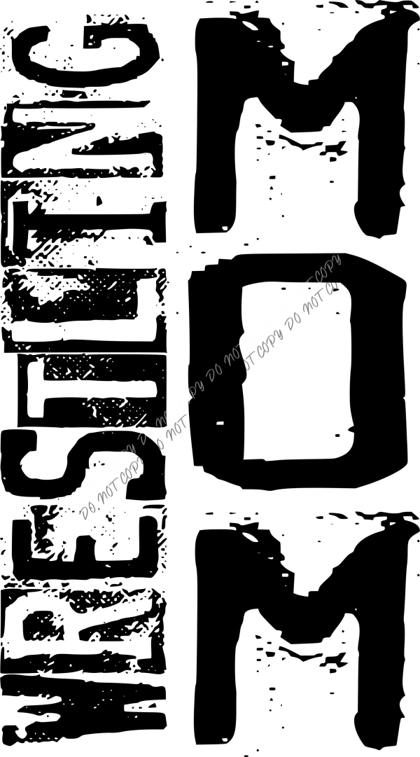 Wrestling Mom Grunge DTF Transfer RTP DTF Transfers