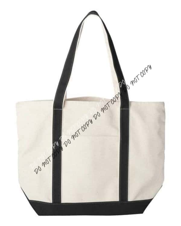 X - Large Boater Tote - We Print U Press DTF Transfers