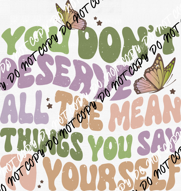 think-happy-orange-rainbow-and-butterfies-dtf-transfer