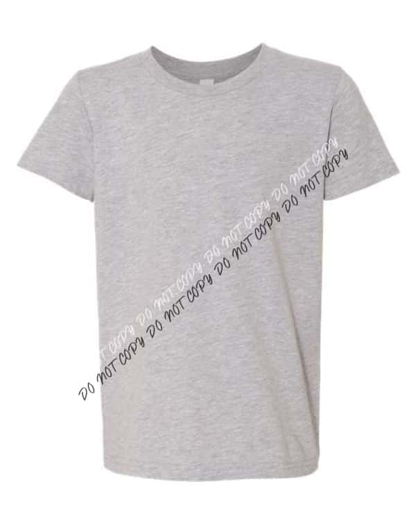 Youth CVC Jersey Tee - Athletic Heather - We Print U Press DTF Transfers