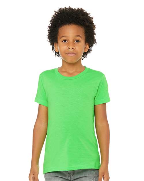 Youth CVC Jersey Tee - Neon Green - We Print U Press DTF Transfers