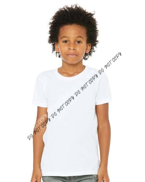 Youth Jersey Tee - Ash - We Print U Press DTF Transfers